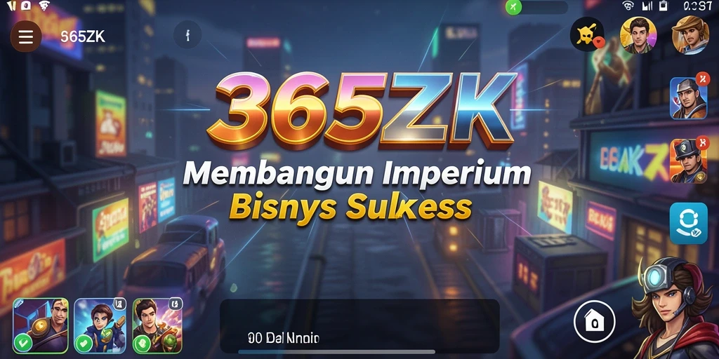 Tangkapan layar permainan 365ZK menampilkan momen membangun bisnis.