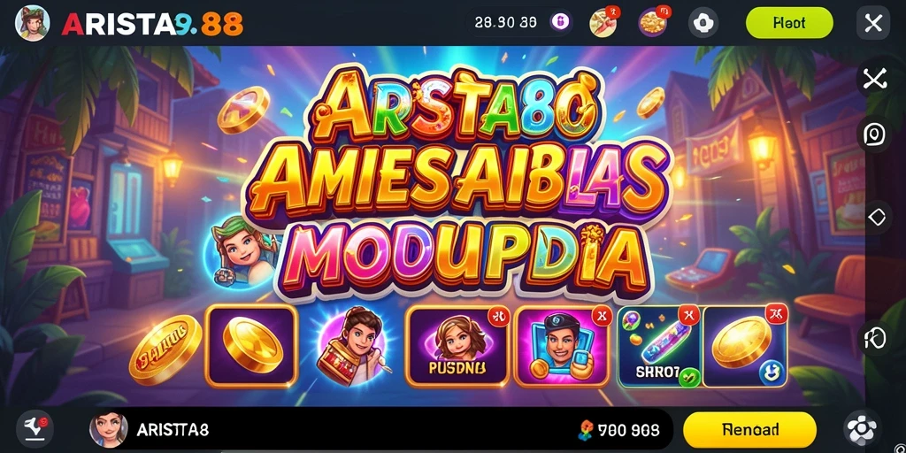Tampilan gameplay ARISTA88 yang menarik dan seru.