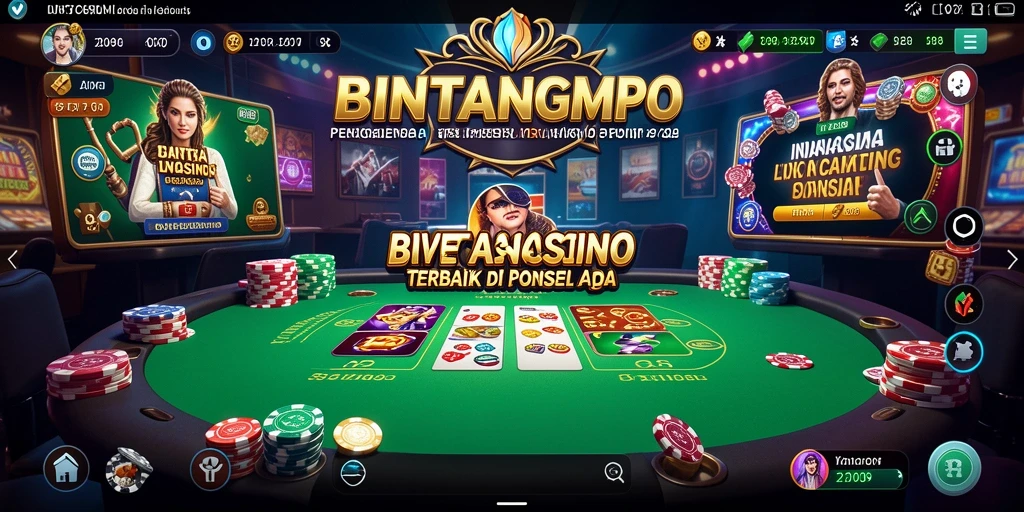 Tampilan gameplay BINTANGMPO yang menarik dan interaktif.