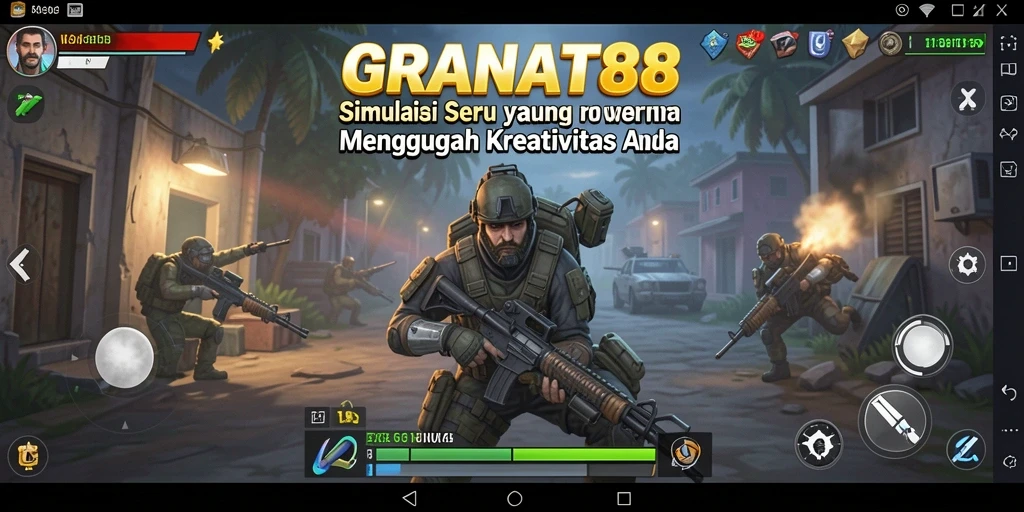 Tampilan gameplay menarik dalam GRANAT88 yang memikat pemain.