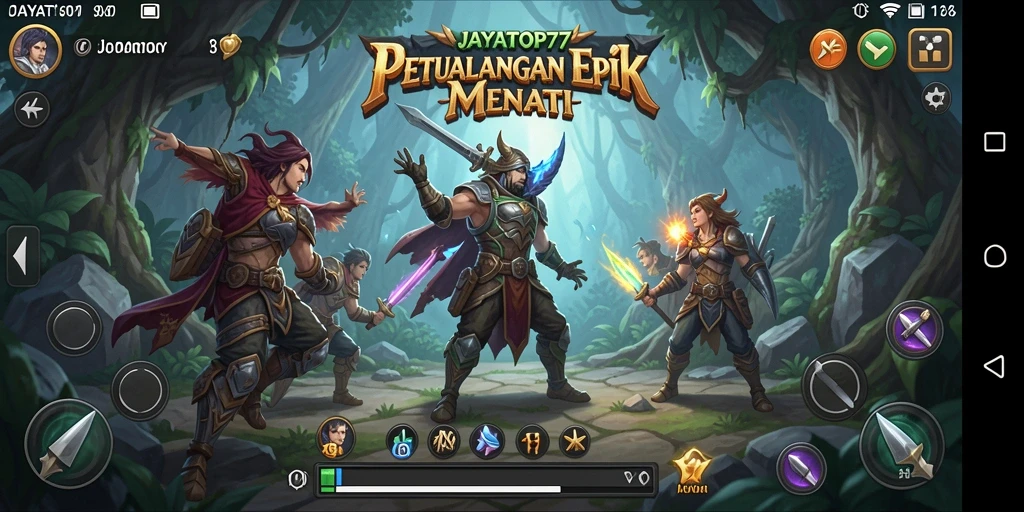 Menampilkan gameplay JAYATOP77 yang penuh petualangan dan tantangan menarik.