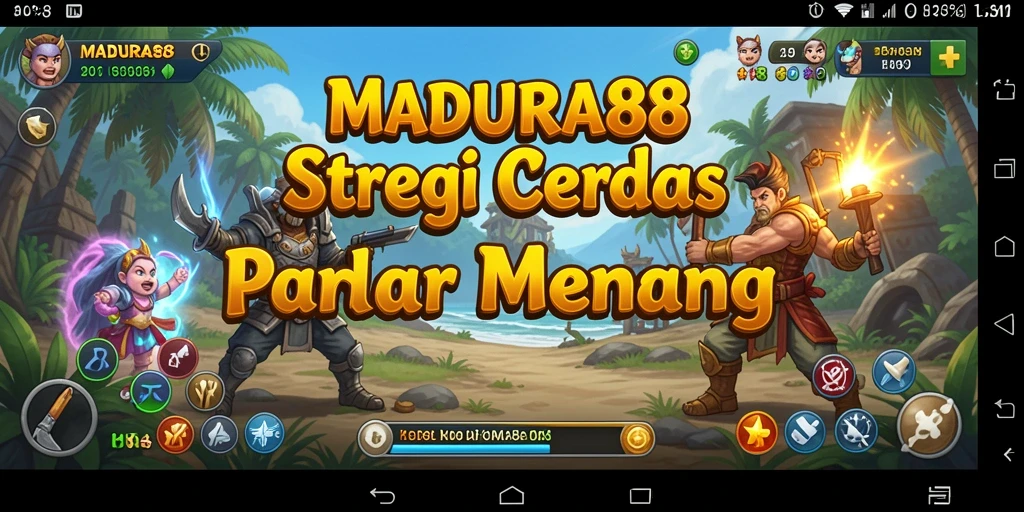 Tampilan gameplay <strong>MADURA88</strong> yang seru dan menantang dalam pertempuran strategi.