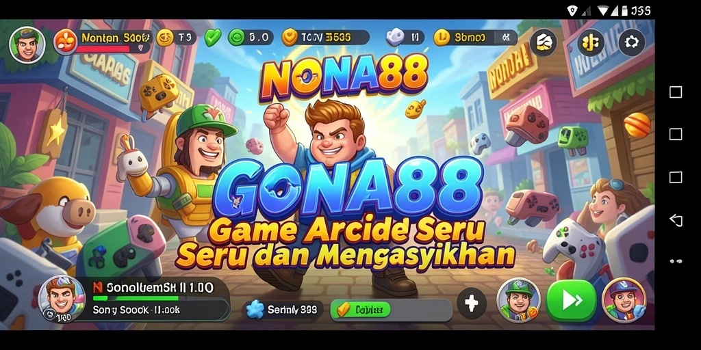 Tampilan gameplay NONA88 yang seru dan menarik di layar.