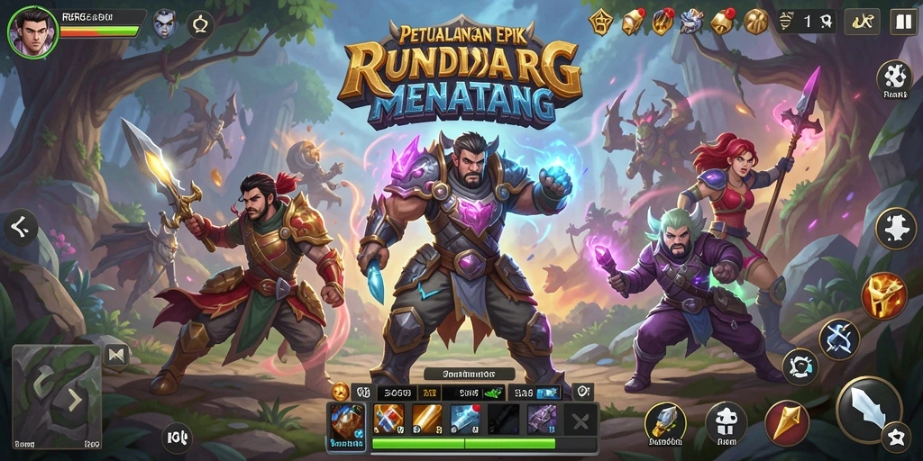 Tampilan menakjubkan dalam gameplay RPG di R6R6.