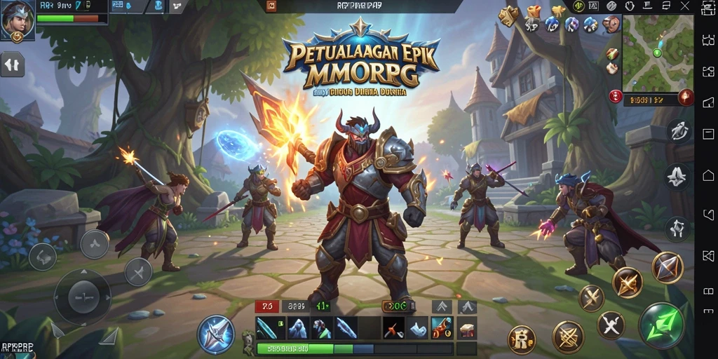 Gameplay mendalam RPRPRP yang memukau dengan grafis menakjubkan.