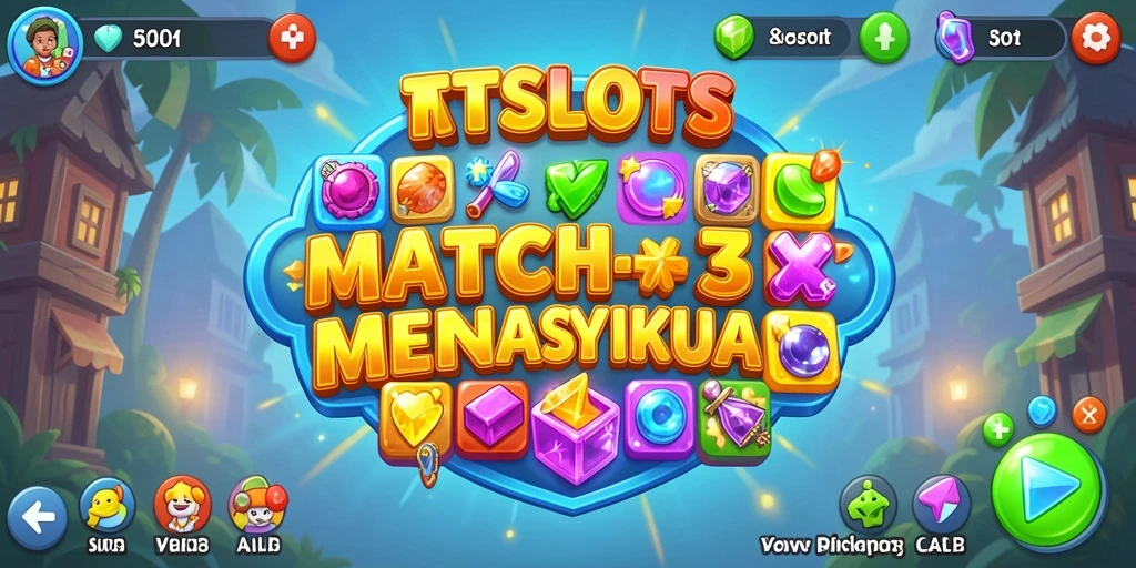 Screenshot menampilkan gameplay RTSLOTS yang seru dan penuh warna.